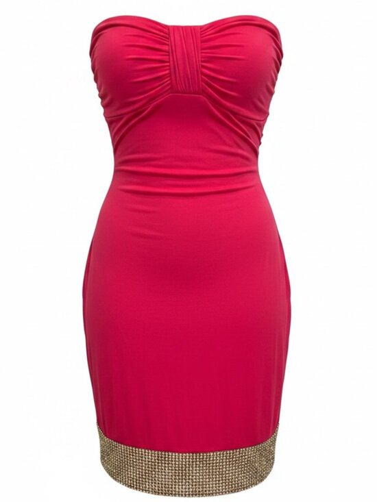 Sky Dresses & Skirts - SKY Vintage Strapless Bodycon Dress
